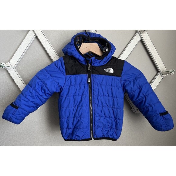 The North Face Toddler Boy’s 12-24 Months? Reversible Puffer Jacket Bears *READ* - Picture 9 of 13